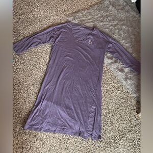 Victoria's Secret Lavender Long Sleep Shirt